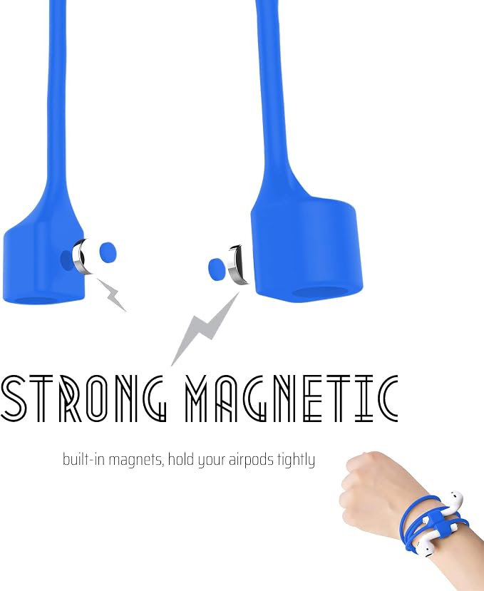 Ultra Strong Magnetic Airpod Pro Strap Anti-Lost Cord Sports Lanyard Compatible