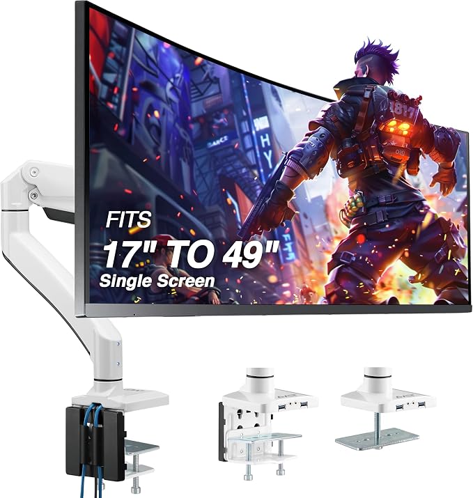AVLT Single 17"-49" Super Ultrawide Monitor Arm