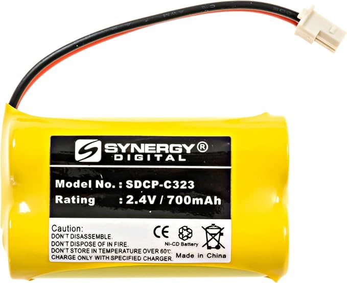 Synergy Digital Cordless Phone Battery, Compatible