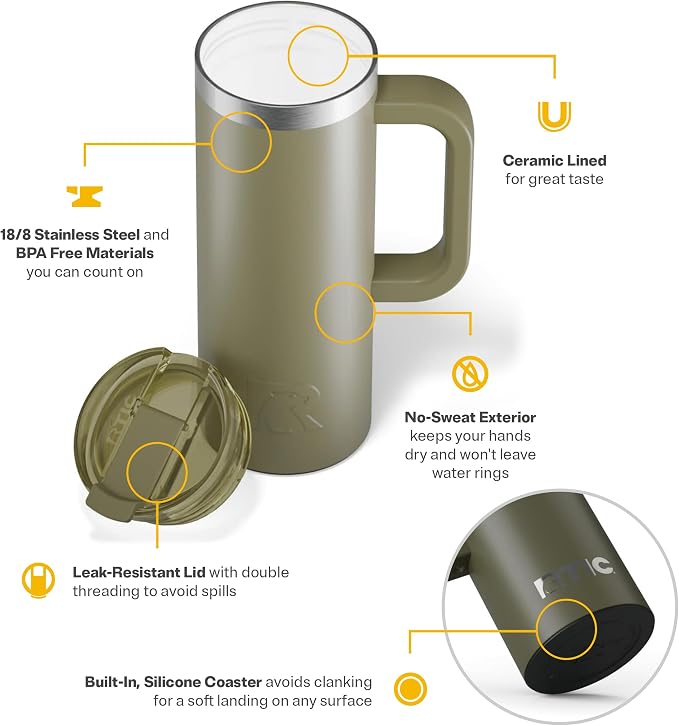 RTIC 20oz Road Trip Travel Mug