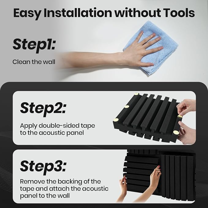 Focusound Sound Proof Foam Panels