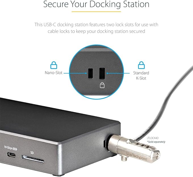 StarTech.com USB C Dock