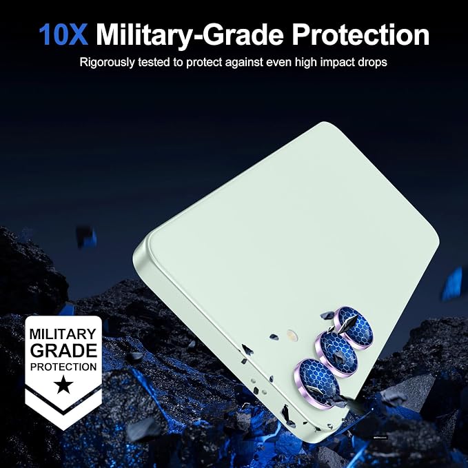 for Samsung Galaxy S25 Plus Camera Lens Protector, Individual Metal Ring