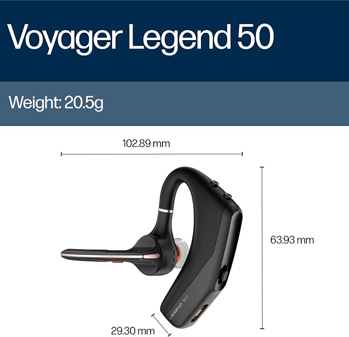 POLY Voyager Legend 50 UC Bluetooth Headset