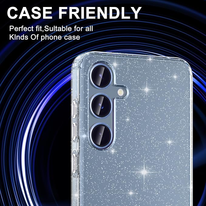 for Samsung Galaxy S25 Plus Camera Lens Protector, Individual Metal Ring