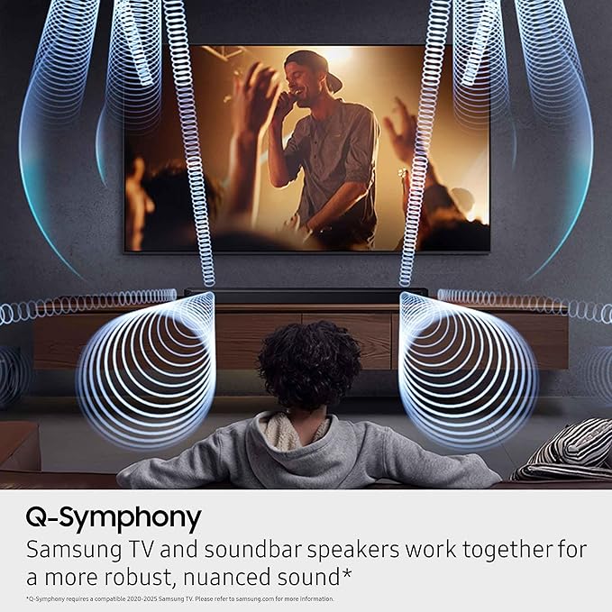 Samsung Q-Series Soundbar HW-QS700F 3.1.2 ch Subwoofer Convertible Fit
