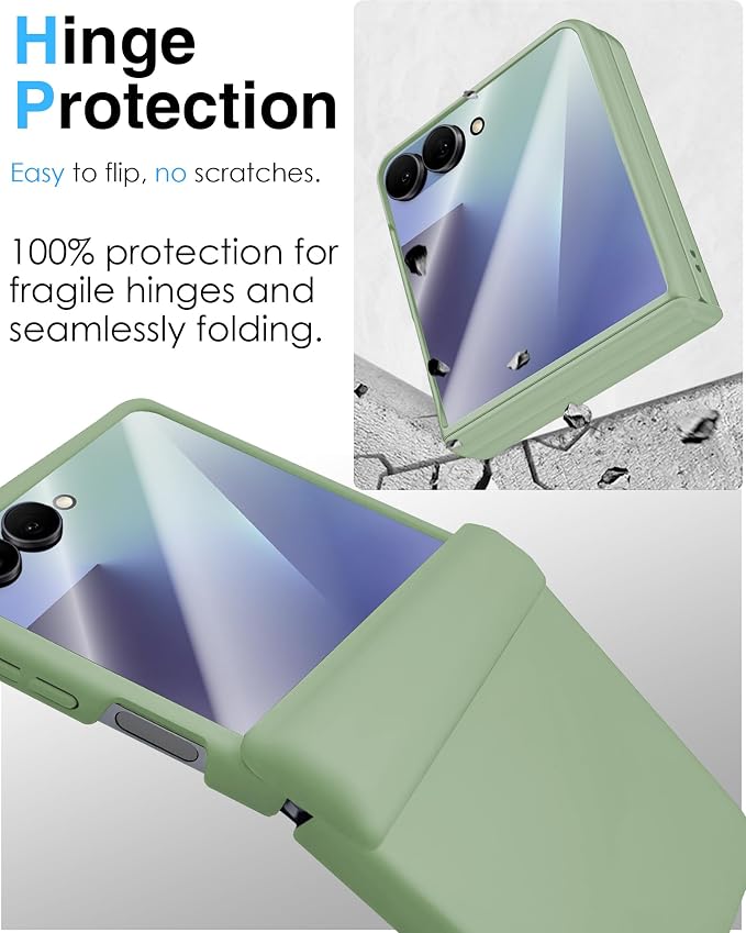 STORMTAL for Samsung Galaxy Z Flip 7 Case, Hinge Protection, Built-in Screen