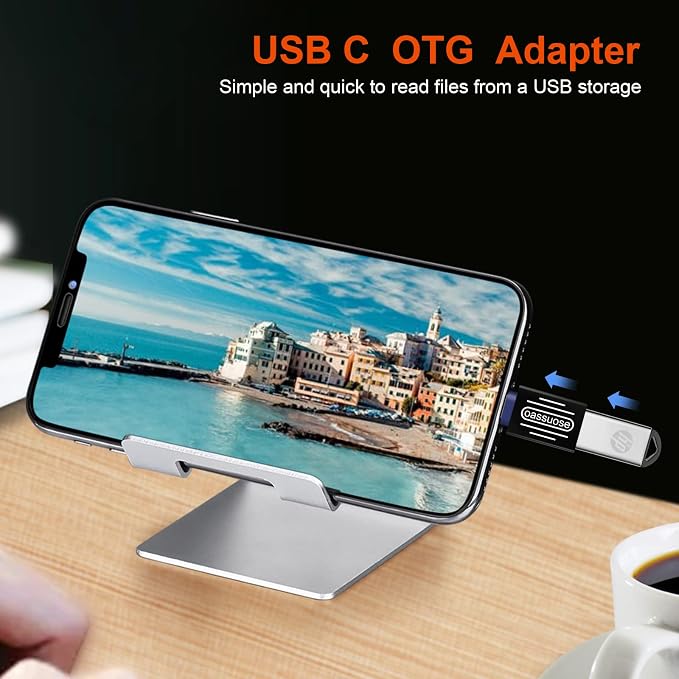 4-Pack USB C to USB Adapter, Thunderbolt 3 Male to USB 3.0 Female OTG Adapter
