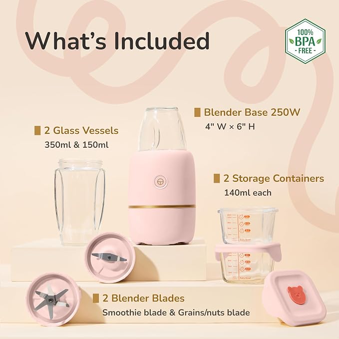 Bubble Blender, Baby Food Maker & Puree Blender