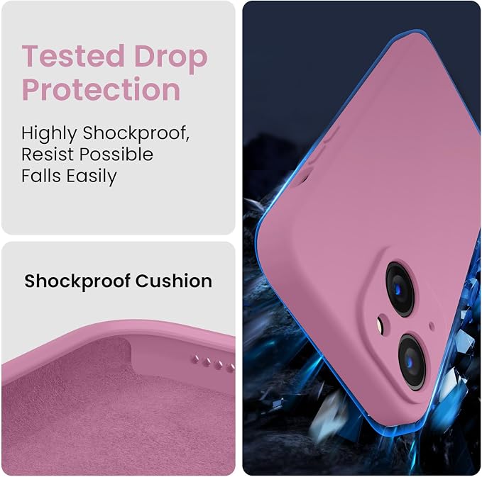 FireNova Designed for iPhone 15 Case, Silicone Upgraded Phone Case with