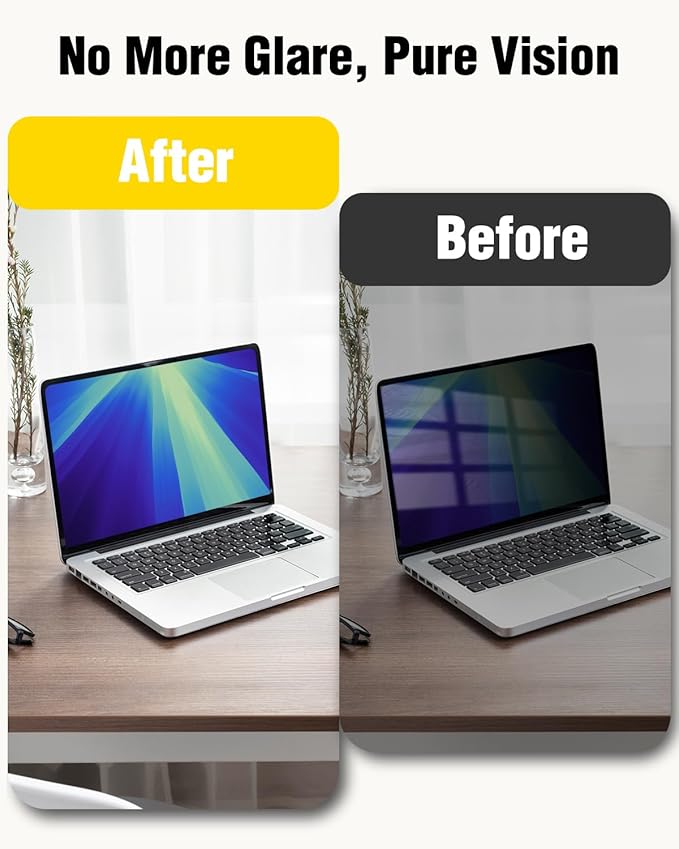 F FORITO Magnetic Privacy Screen Protector Compatible