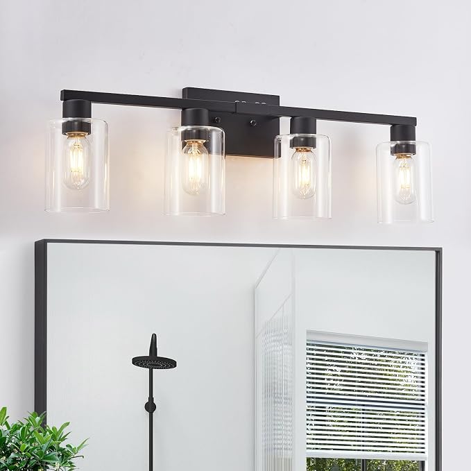 4 Light Bathroom Vanity Light Fixtures