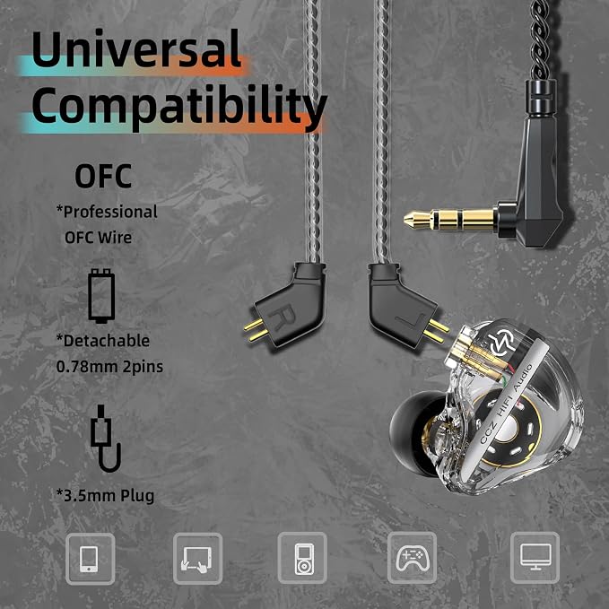 CCZ DC01 Pro in Ear Monitor, iems