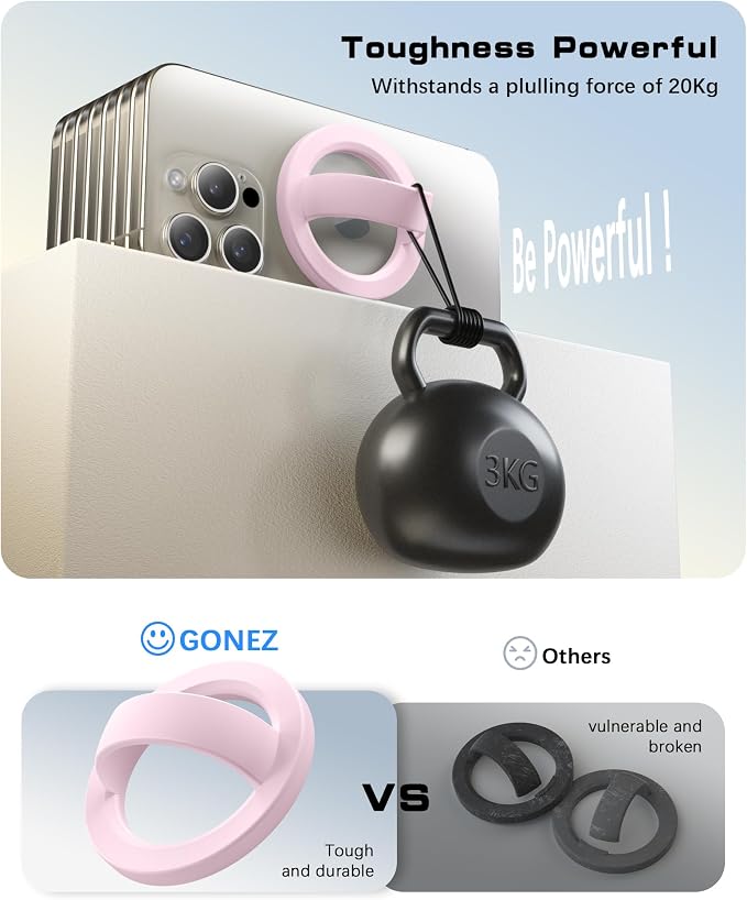 GONEZ Magnetic Phone Grip Compatible