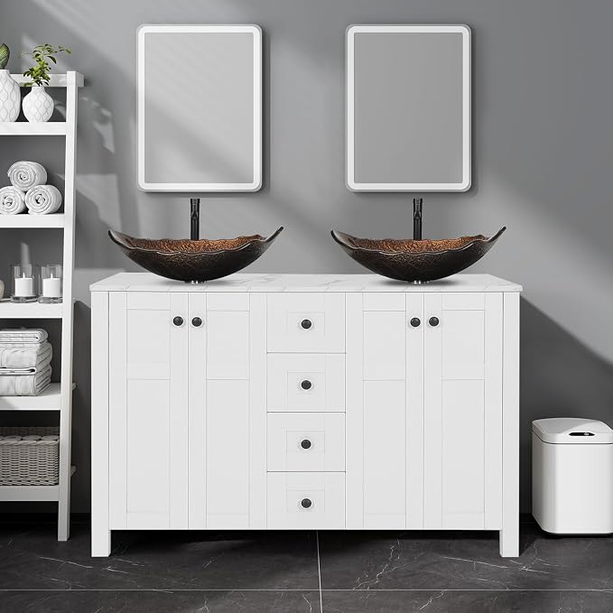 48 Inch White Bathroom Vanity