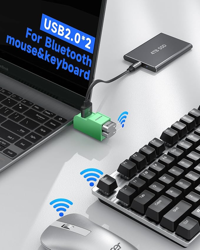 FORIDA 3 Ports USB 3.0 Adapter, USB Hub
