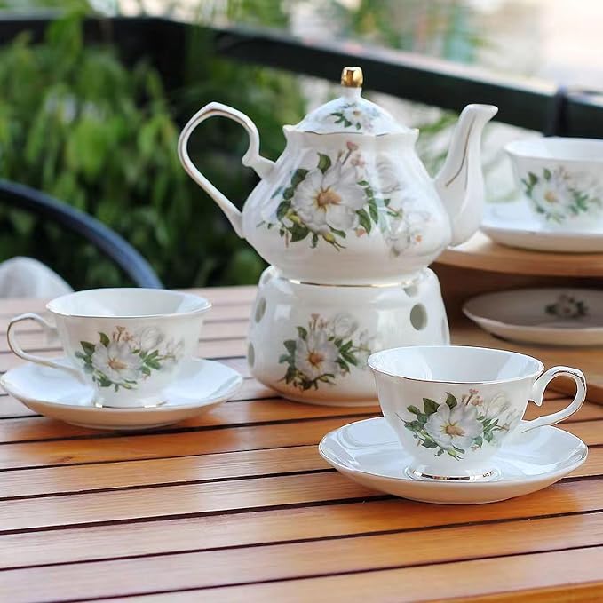 Ceramic Coffee Tea Gift Sets, European Luxury Tea Set, Suitable as A Gift