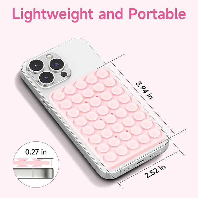 Silicone Suction Cup Phone Case Mount Double Sided, Phone Accessories