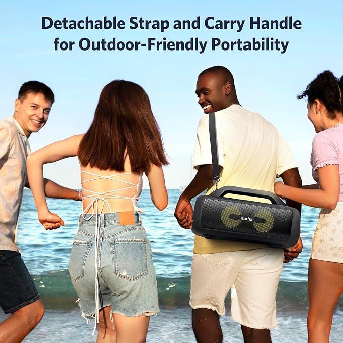EarFun UBOOM X Portable Bluetooth Speaker, 80W Stereo