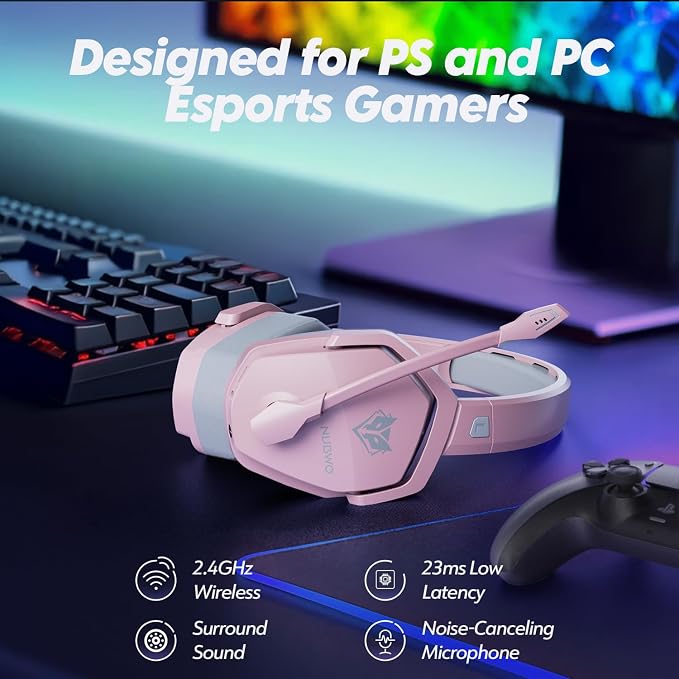 NUBWO G06 Dual Wireless Gaming Headset