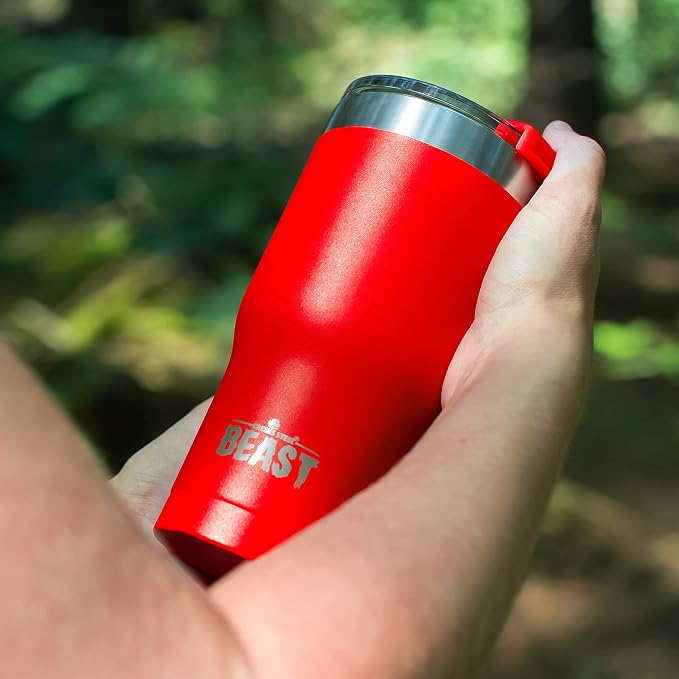 Beast 30 oz Tumbler Stainless Steel Vacuum Insulated Coffee Ice Cup Double Wall
