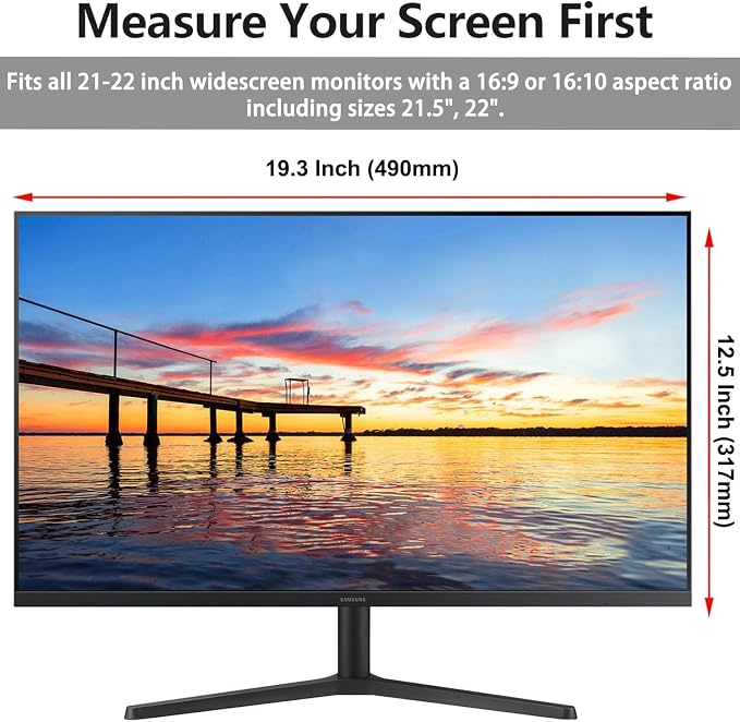 2 Pack Computer Privacy Screen Shield Compatible