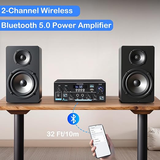 AK55 Stereo Amplifier Home Audio