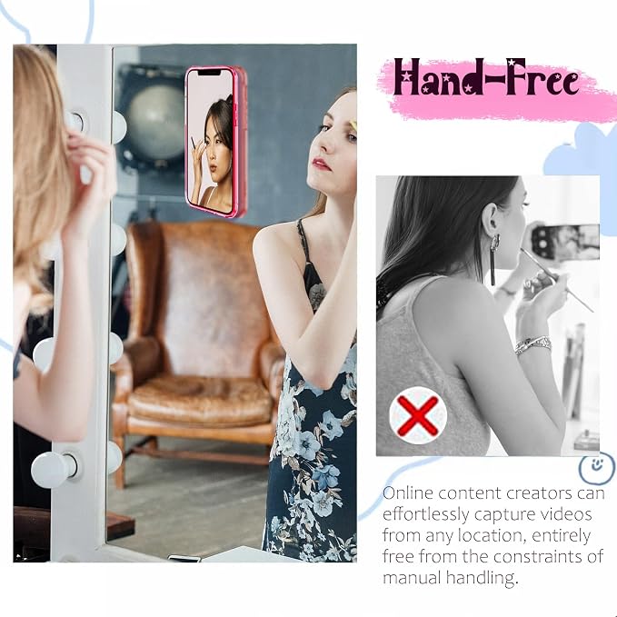 Silicone Suction Phone Case Mount 3 Pack, Silicon Adhesive Suction Cup Phone