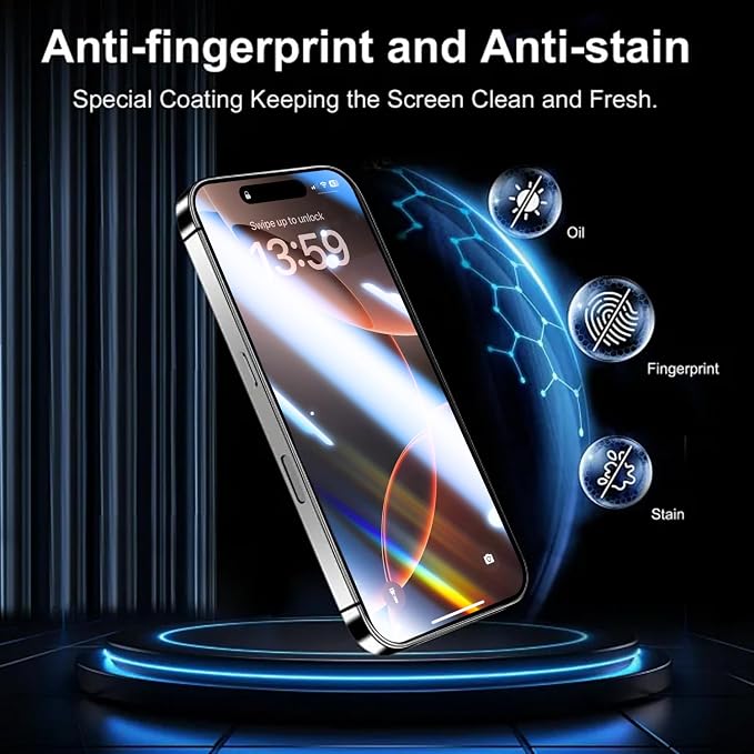OneFish Full Edge Coverage Tempered Glass Screen Protector