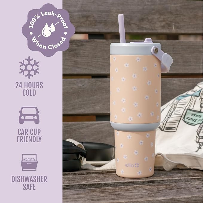 Ello Oasis Go+ 32oz Insulated Stainless Steel Tumbler