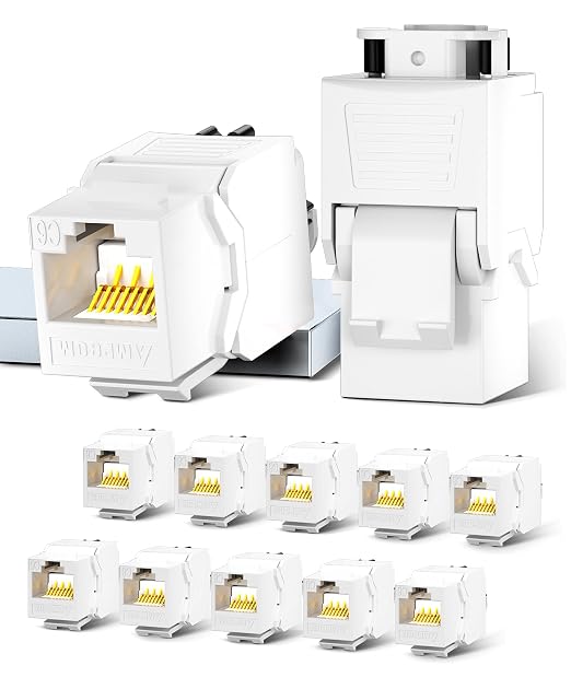 AMPCOM CAT6 RJ45 Keystone Jack