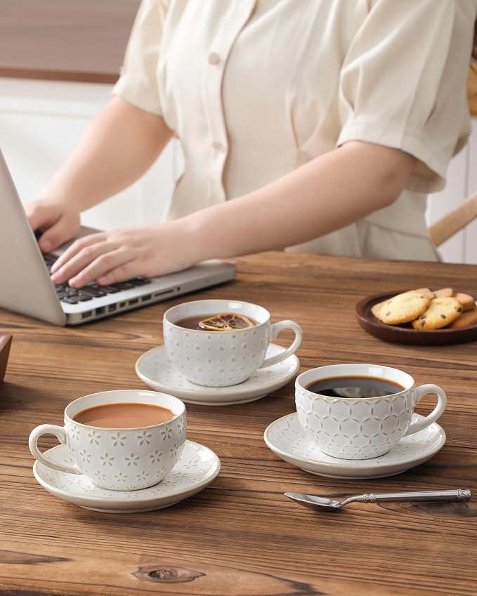 MALACASA 6 OZ Cappuccino Cups