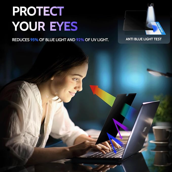 Privacy Screen for 14.4 Inch Surface Laptop Studio 2/1, MagicSuction™ Removable