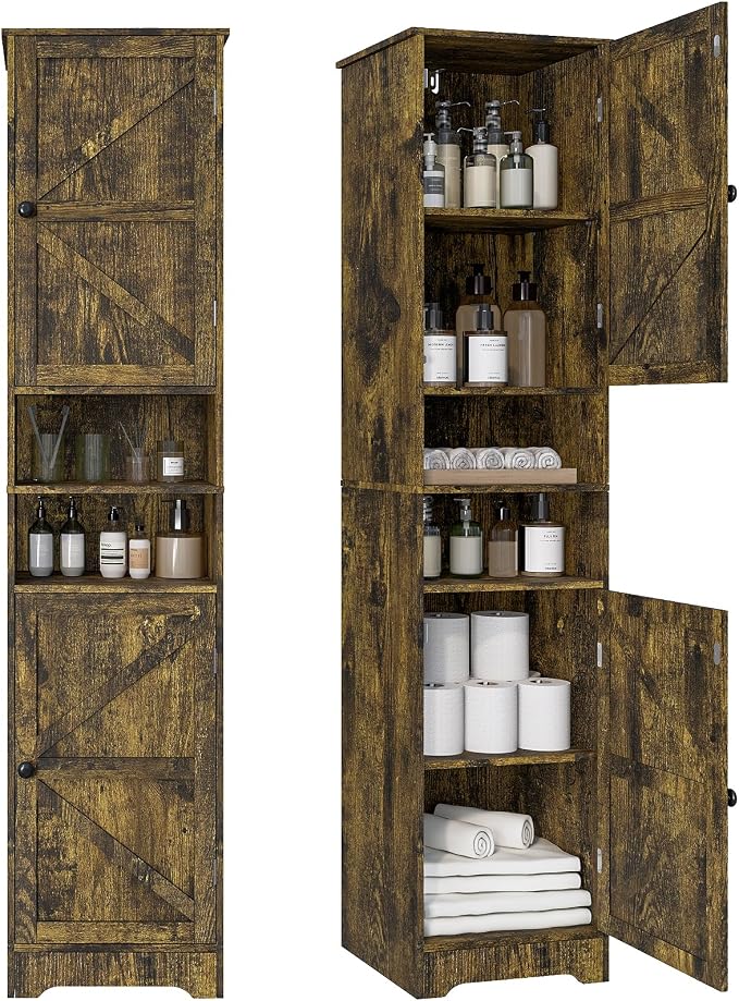 Tall Bathroom Cabinet, Storage Cabinet