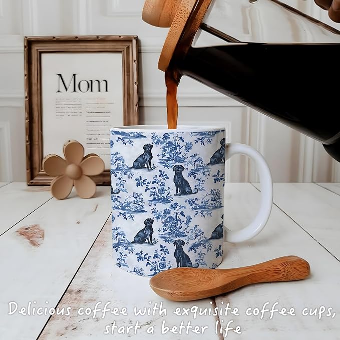 Chinoiserie labrador retriever Mug, labrador retriever Gifts