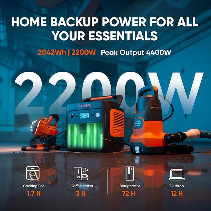 Jackery Explorer 2000 v2 Portable Power Station