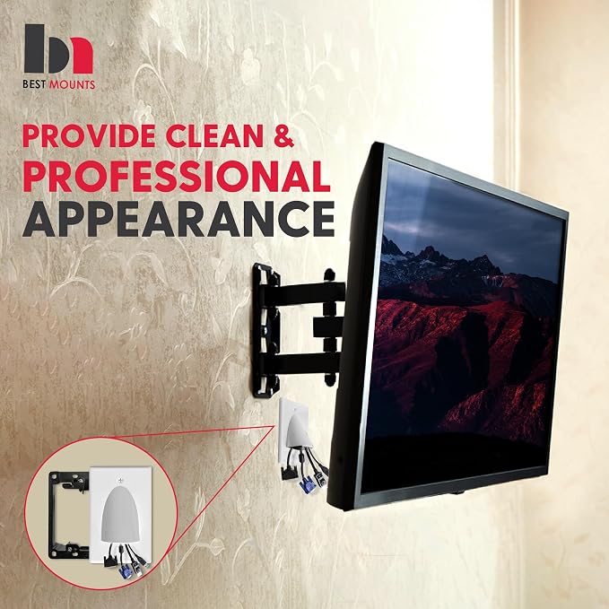 2 Pack In Wall Cable Management Kit