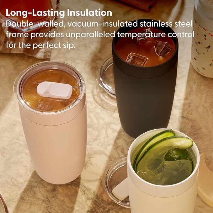 W&P Porter Insulated Tumbler 20 oz | No Metallic Aftertaste Ceramic Coated