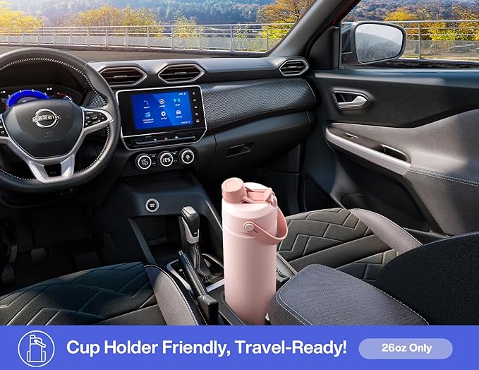 POWCAN 26 oz Insulated Water Bottle