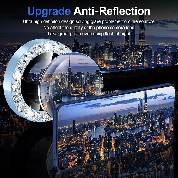for Samsung Galaxy Z Flip 7 Camera Lens Protector, Individual Metal Ring