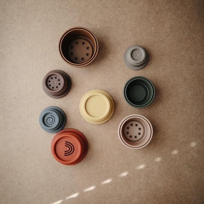 mushie Stacking Cups Toy | Made in Denmark