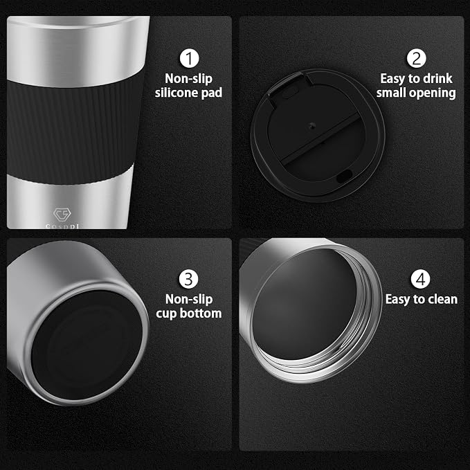 CS COSDDI 12 oz Stainless Steel Vacuum Insulated Tumbler