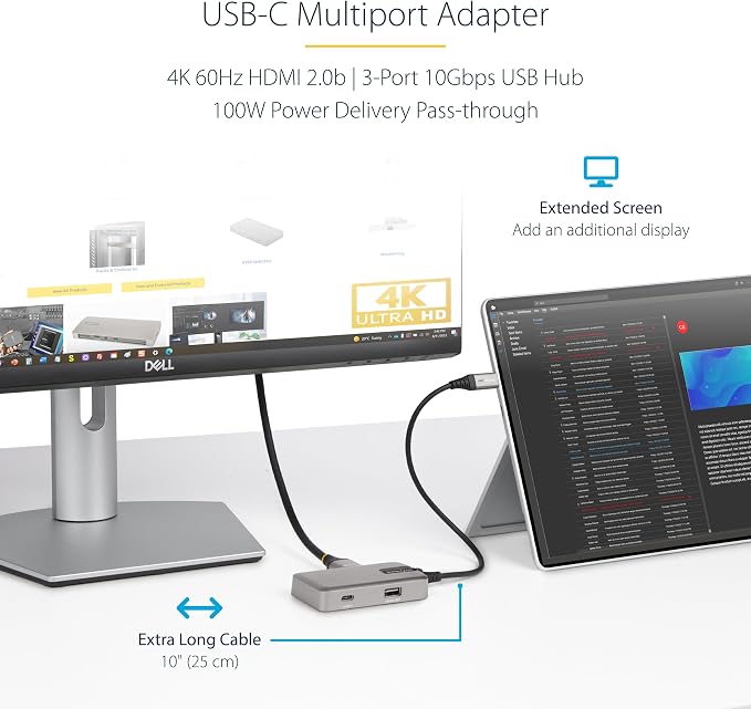 StarTech.com USB C Multiport Adapter