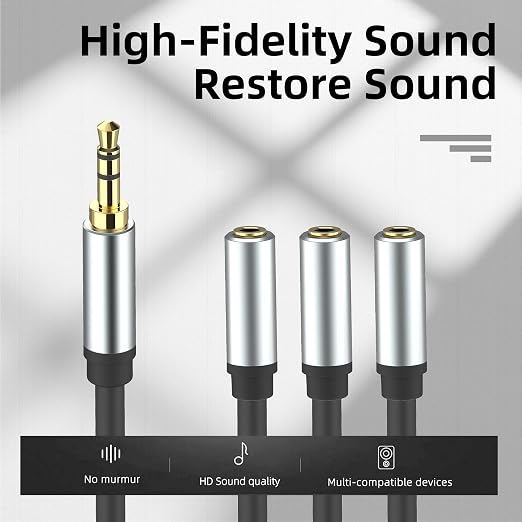 3.5mm Stereo Audio Splitter Cable