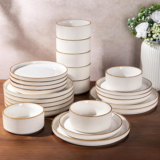 GBHOME Stoneware Dinnerware Sets