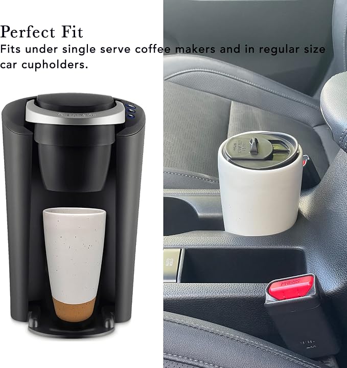 Mora Double Wall Ceramic Coffee Travel Mug