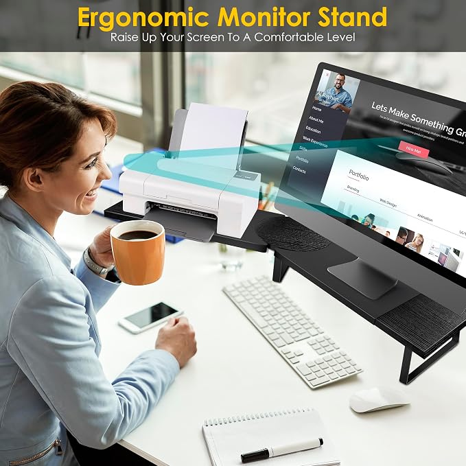 Dual-Monitor Stand for Desk