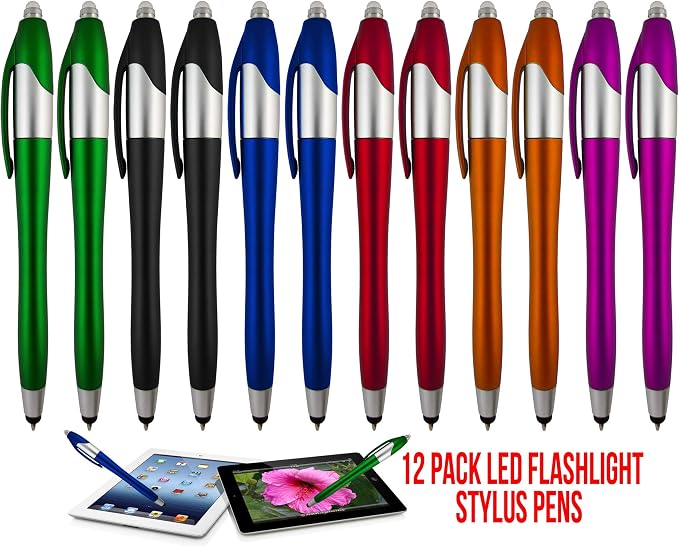 Stylus Pen, 3-1 Multi-Function, Ball Point Black Ink Pen, Capacitive Stylus