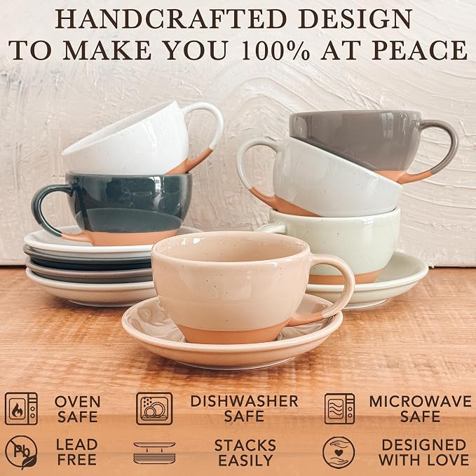 MORA Ceramic Latte Art Mug