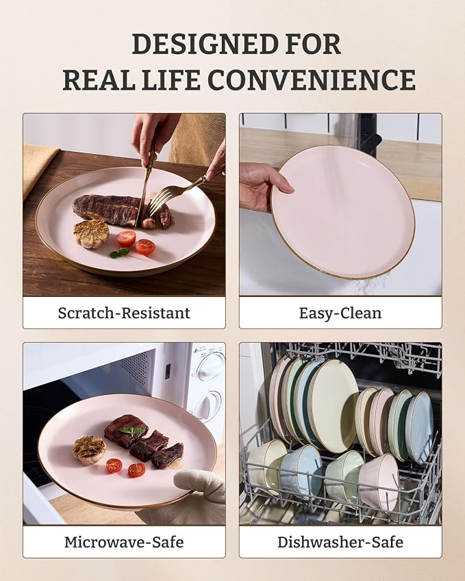 Famiware Saturn Dinnerware Sets, Ceramic Dishes
